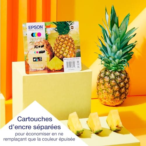 EPSON Expression Home XP-2200 | Imprimante 3-en-1 - Impression, Numérisation, Copie - WiFi Direct, Ultra-compacte, Cartouches séparées, Facile à configurer, Encres abordables
