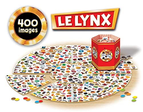 Educa - Le Lynx 400 Images | Jeu De Société | Renforce la Mémoire Visuelle et Les Réflexes | Jeux Famille et Enfants dès 6 Ans (16042)