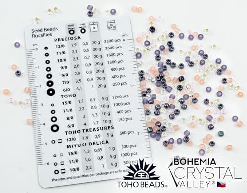 Bracelet making kit with Czech Glass Beads & TOHO Japanese Rocailles, 2pcs Memory wirе and crimps for begginers - easy & fast to do (Butterflies Purple Pink)