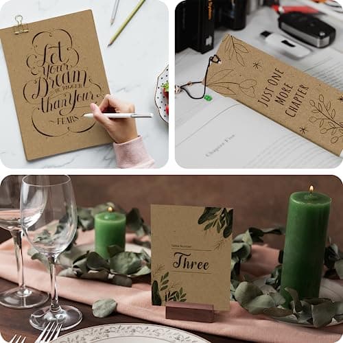 Netuno 50x papier kraft 250g A4 148 x 210 mm Aster Kraft carton kraft carton brun papier recyclé carton de bricolage papier vintage pour bricolage cartes de visite cartons de table marque-places