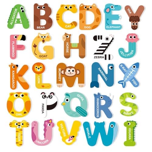Hobngmuc Lettres magnétiques, Lettres de l'alphabet magnétiques | Aimants Alphabet pour pour réfrigérateur | Lettres magnétiques pour réfrigérateur pour l'apprentissage de l'orthographe en Classe