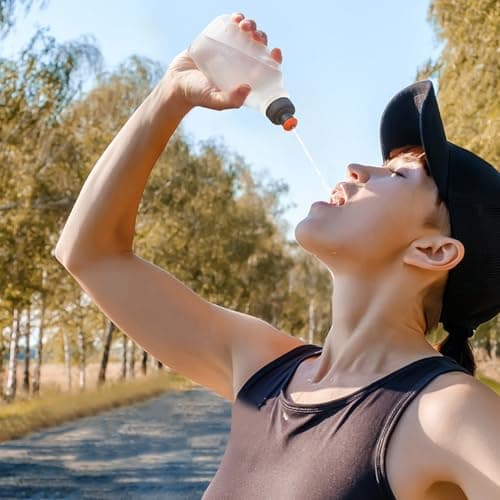 TRIWONDER Gourde Running Sport 170ml 250ml 280ml Bouteilles d'eau Flasuqe Bidon Hydratation pour Sac d'Hydratation Ceinture Marathon (170 ml)