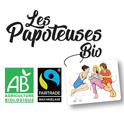 LES PAPOTEUSES | Infusion Sommeil BIO grâce à la verveine, la lavande et au tilleul | 60 Sachets | Coffret infusion de 3 boîtes de 20 infusettes | Certifié biologique