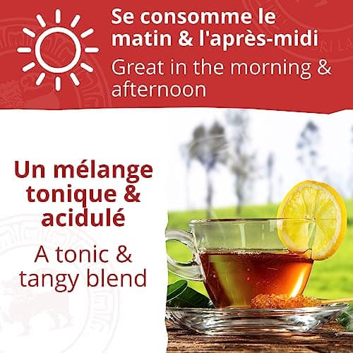 Khla - Thé Noir Citron Bio - Sachet Vrac 150g - Thé Tonique - Saveur Citronnée Agrumes - Thé Détox Digestion - Feuilles Séchées - Thé d’Asie Ceylan - Origine Sri Lanka - Tisane & Infusio