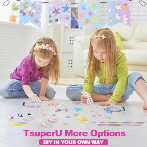 Cadeau Fille Jouet Fille 6-12 Ans Serre Tete Kit Bricolage Enfant, Calendrier De L'Avent Idee Cadeau Noel Rigolo Accessoire Cheveux Fille, Cadeau Anniversaire Licorne Jeu Loisir Creatif Jeux Enfant