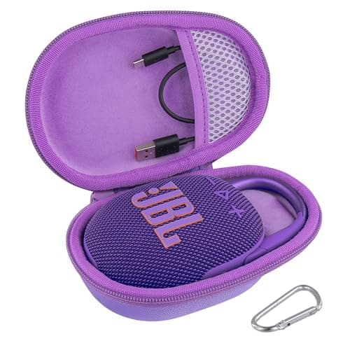 co2CREA Dur Étui de Voyage Rigide Housse Cas pour JBL Clip 5 Enceinte Bluetooth Portable(boîte Seule)