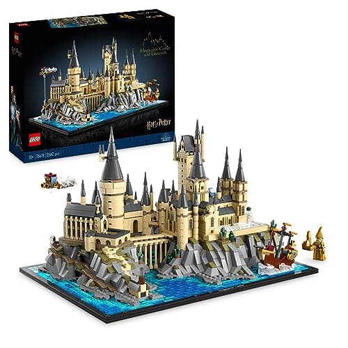LEGO Harry Potter Le Château et Le Domaine de Poudlard, Grande Maquette à Construire pour Adultes, Incluant Les Lieux Iconiques : Tour d'Astronomie, Grande Salle, Chambre des Secrets et Autres 76419