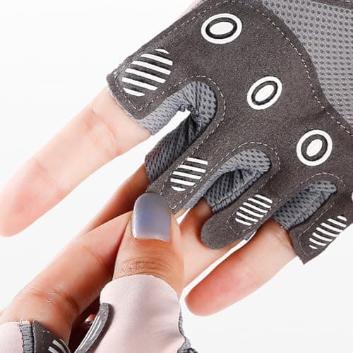 HSLXBY Gants de Fitness,Gants de Sport,Gant Fitness pour Femme,Respirant Anti-dérapant Gants Fitness,Gants Cyclisme Demi-Doigts,Gants de Cyclisme,Gants d'haltérophilie,Gants de Gym pour Exercice