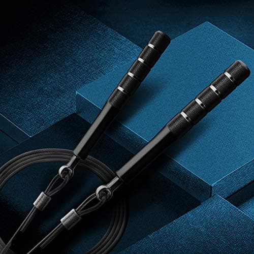 Corde à sauter, corde à sauter de vitesse Wastou pour l'exercice de remise en forme, corde à sauter réglable pour adultes pour hommes, femmes, enfants, filles