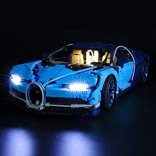 BRIKSMAX Kit de LED pour Lego Technic Bugatti Chiron,Compatible avec la Maquette Lego 42083, La Maquette de Construction n'est Pas Incluse