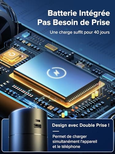 Desodorisant Voiture Ceeniu, F26 Diffuseur de Voiture, Atomiseur à Ultrasons, Concentration Réglable, Marche/Arrêt Automatique, Parfum Naturel Français 45 ML, Durée 6 Mois,Parfum de Vanille Velours