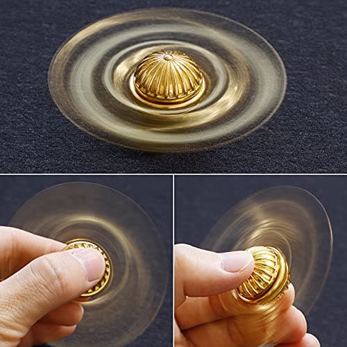 Golden Snitch Fidget Hand Spinner pour enfants et adultes - Cool Magic Wizardly World Orb Ball Finger Toys Fidgets - Meilleur cadeau pour l'anxiété sensorielle Soulagement du stress TDAH, jouets de