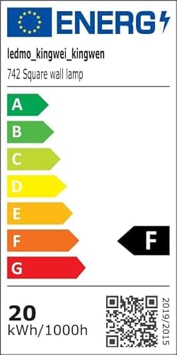 LEDMO 20W Appliques Murales Exterieur Réglable Noire Applique Murale LED 4000K Blanc naturel Lampe Murale Etanche IP65