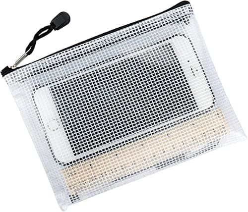 Oaimyy 12PCS Chemises Pochettes Document A5 Zip Paquet Portefeuille Dossier Sac Pour Stockage Recettes L'entreprise Organisation Voyage Bureaux Noir