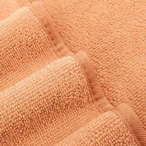 POLYTE Lot de 6 serviettes de bain surdimensionnées en microfibre non pelucheuses, à séchage rapide, 152,4 x 76,2 cm, orange