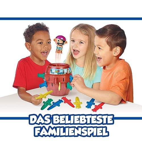 TOMY Officiel - Pic Pirate Jeux de Société pour Enfants, Jouet pour Noël,Jouet Enfant 4 ans, Jeu Rigolo pour Groupes, Cadeau Anniversaire Idéal, Jeux 4 ans+