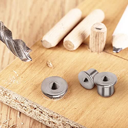 Goupille De Centrage 20 Pcs Marqueurs De Goujon Centre De Cheville En Bois Pointes De Goujon Centre De Goujon En Acier Inoxydable Point Central Du Goujon Pour Outils De Perçage Du Bois