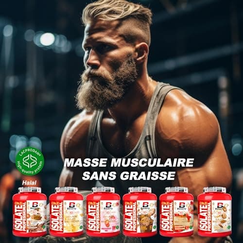 Beverly ISOLATE CFM | Lacprodan® Whey Protein Isolate | 2 Kg | 6 Saveurs | T-shirt d'entraînement gratuit (2 KG, VANILLA)