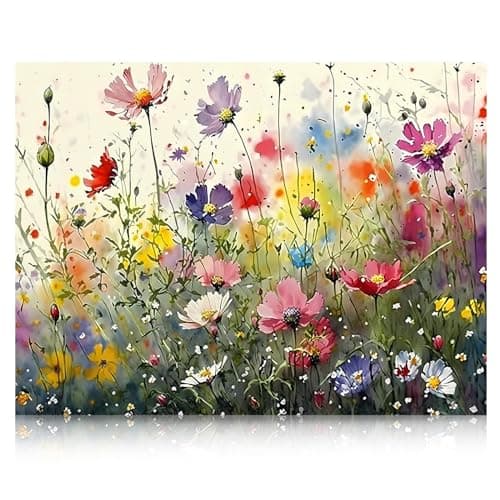 SZSMW Tableau Diamant - Diamant Painting Adulte - Broderie Diamant Paysage - Convient pour Les Murs de La Maison, La DéCoration du Salon, Le Soulagement du Stress (Version Grande Fleur)