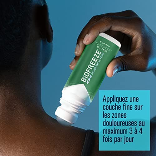 Biofreeze Lot de 1 Roll-On 89ml, 1 Spray 118ml & 1 Tube 118 ml Action per le Froid - Soulage les douleurs musculaires et articulaires