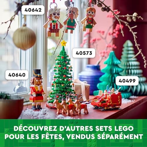 LEGO Le traîneau du Père Noël - Jeu de Construction pour Enfants de 9 Ans et Plus - Décoration de fêtes de Fin d’année - Cadeau de Noël Original pour Filles et garçons 40499