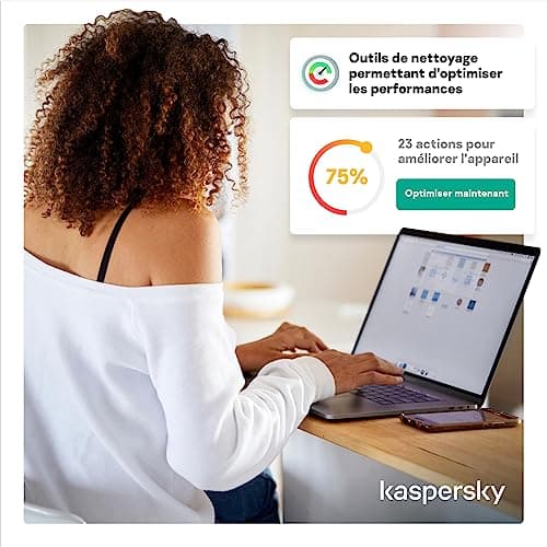 Kaspersky Standard Anti-Virus 2024 | 1 appareil | 1 an | Sécurité Avancée | Protection bancaire | Optimisation des performances | PC/Mac/Mobile | Code d'activation par email