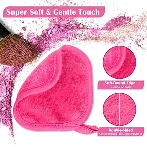 Orighty Lot de 12 lingettes démaquillantes réutilisables pour enlever instantanément la saleté avec juste de l'eau 12,7 x 12,7 cm