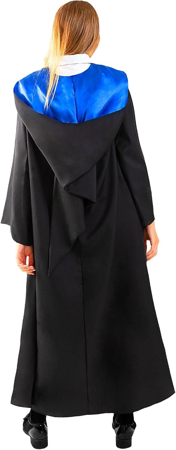 Funidelia Déguisement Officiel Serdaigle Harry Potter pour homme et femme, Inclut: Tunique avec écusson imprimé - Tenue pour adultes pour fêtes, Carnaval et Halloween