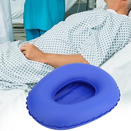 Pwshymi Urinoir de Toilette Anti-escarres de Lit Gonflable Médicinal pour les Personnes âgées Alitées pour les Personnes âgées Alitées