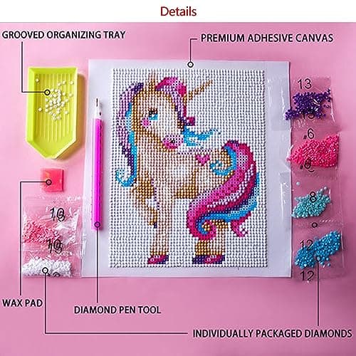 hadefa Kit de peinture diamant personnalisée, photo 5D à faire soi-même pour adultes, kit de peinture strass, peinture avec strass, perceuse carrée (20 x 20 cm)