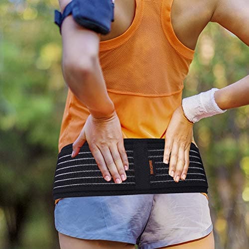 Thx4COPPER Ceinture Lombaire, Ceinture Sacro-iliaque Réglable, pour Support de Pelvienne, Soulage le bas du dos,Soutien pour Sciatique, Stabilise du Lombaire, Femme et Homme- M