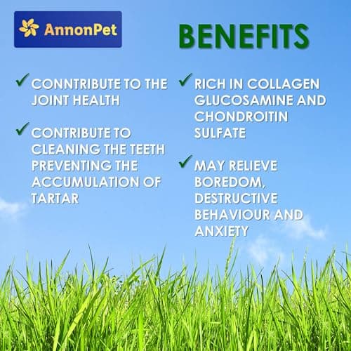 AnnonPet® Pattes de Poule séchées. Snack pour Chiens sans Gluten, idéal comme Prime et pour la Formation du Chien. Viande sèche Maxi Format 500 grammes
