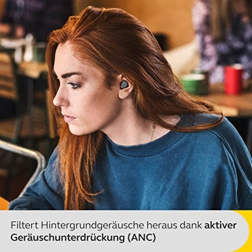 Jabra Elite 4 - Écouteurs sans Fil Bluetooth à réduction de Bruit Active - Discrets et Confortables, Lecture Tap Spotify, Google Fast Pair, Microsoft Swift Pair et Bluetooth Multipoint - Gris foncé