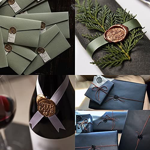 200 Pièces Perles de Cire à Cacheter 10 Couleurs Sceaux de Cire Octogonaux pour Rétro Cachetage de Timbres,Enveloppes, Invitations de Mariage,Emballage de Cadeaux (Série Violette)