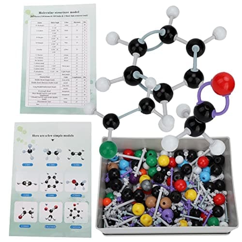 WGFOIP 267Pcs Modele Moleculaire, Chimie Organique Kit Structure de Biochimie de Base pour étudiants et Enseignants en Chimie