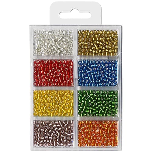 Meyco Assortiment de rocailles 4mm argent brillant