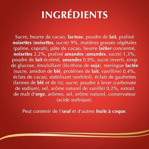 Lindt - Boîte CHAMPS-ÉLYSÉES Lait - Assortiment de Chocolats au Lait - Pralinés, Croustillants et Onctueux - Idéal pour Noël, 482g