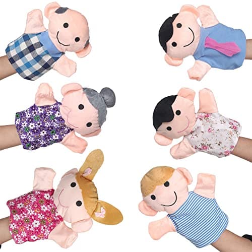 10 Pièces Marionnette à Doigt, Finger Marionnettes, Bébé Histoire Temps Marionnettes, Marionnettes à Doigts Animaux, Props Finger Marionnettes, pour Spectacles, Fournitures Fêtes d'anniversaire (B)
