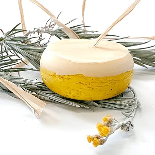 Senso Naturale Shampoing Solide Illuminant Éclaircissant Écologique pour Cheveux Ternes avec Camomille, Curcuma et Citron, Éclaircit de Reflets Dorés 100% Naturel et Vegan, ph 4.5-5.5