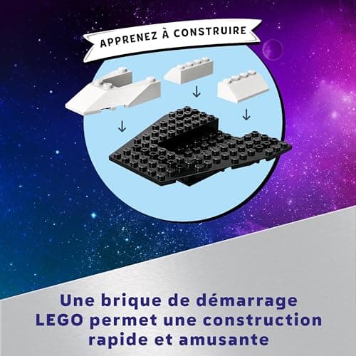 Lego City Le Vaisseau et la Découverte de l’Astéroïde, Jouet de Véhicule, Cadeau pour Garçons et Filles Dès 4 Ans, 2 Minifigurines d'Astronautes et Figurine d'Extraterrestre 60429
