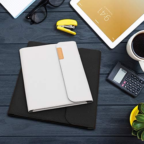 Rocketbook Capsule 2.0 Folio Cover pour Core, Panda et Fusion | 100% Recyclable, avec Porte-Stylo, Fermoir Magnétique et Rangement Intérieur | Noir, Format Lettre A4 21 cm x 29,7 cm