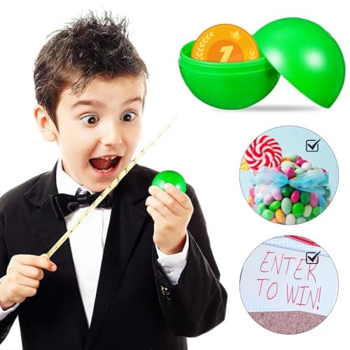 Operitacx Boules De Bingo Creuses De 25 Pièces Boules De Tombola De 4Cm sans Numéro Accessoires De Balles De Jeu Ouvrables en Plastique