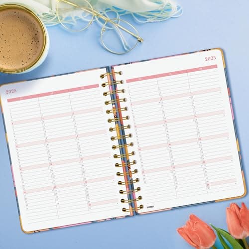 Finocam – Agenda Spirale You 2025 1 jour par page Janvier 2025 – Décembre 2025 (12 mois) Tulip International