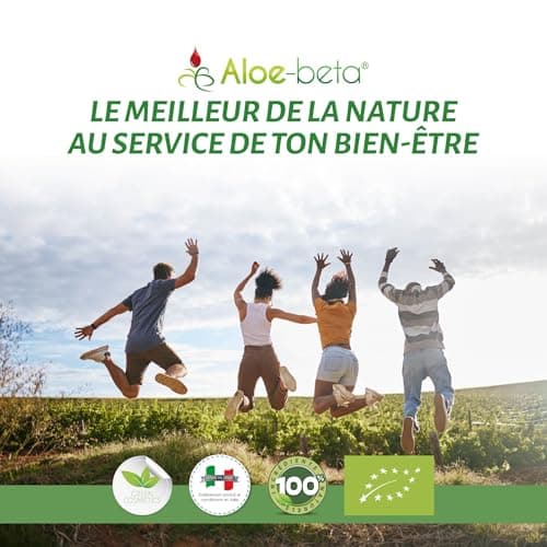 ALOEBETA Aloe Vera Arborescens Bio en Capsules Végétales - 100% Aloe Arborescens BIO - Made in Italy - Complément alimentaire BIO - Sans édulcorant ni conservateur, sans OGM - 30 paquets de Gélules