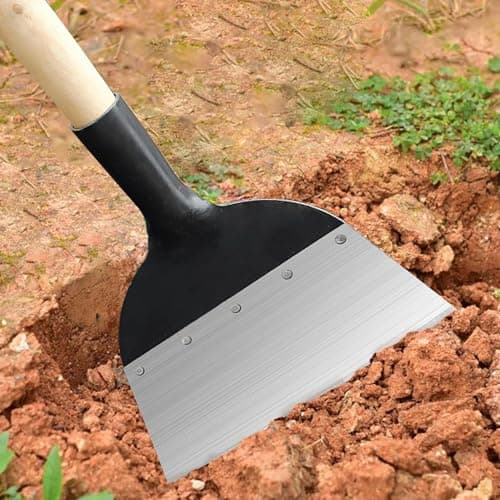 Pelle de Nettoyage de Jardin Multifonction, Multifonctionnelle Outil de Désherbage,Pelle Jardinage,Convient pour Désherber, Pelleter la Neige, Nettoyer Les Fermes (23cm)