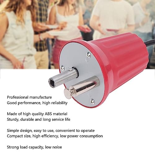 Ejoyous Moteur de Gril Électrique 230V Réglable, Rotateur de Barbecue pour Rôtissoire