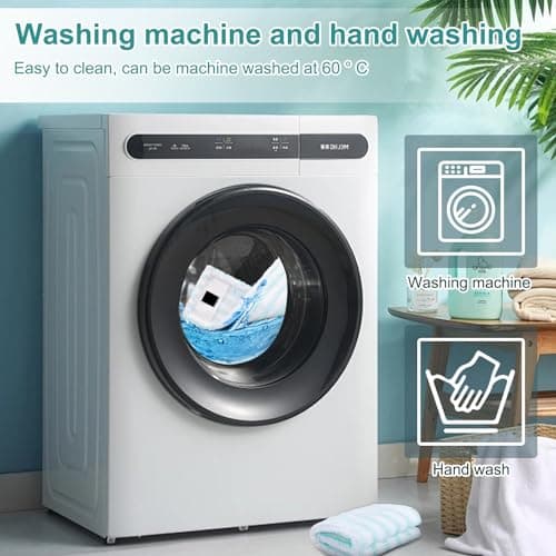 FYSL 2 Pièces Housses de Rechange en Microfibre, Serpillères de Rechange pour Leifheit Clean Twist M Micro Duo, Housse de Vadrouille pour Balai Nettoyante et Absorbante, pour Tous Les Sols