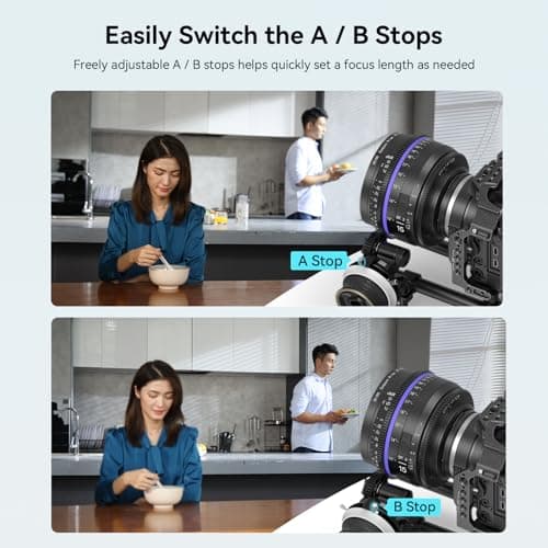 SMALLRIG Mini Follow Focus Zoom Control pour Appareils Photo Reflex Numériques/sans Miroir, Compatible avec Différentes Tailles d'Objectif - 3010C