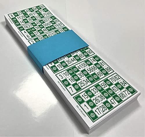 600 Cartes Carton de Loto Bingo Traditionnel de 90 Boules