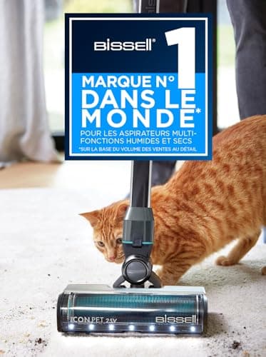 BISSELL SpotClean C3 - Aspirateur Laveur - Shampouineuse - Nettoyeur Portable Tapis, Voiture et Tissus d'Ameublement - Vaporiser, Brosser et Aspirer - Nettoyeur Détacheur Tapisserie - 340 W - 3619N